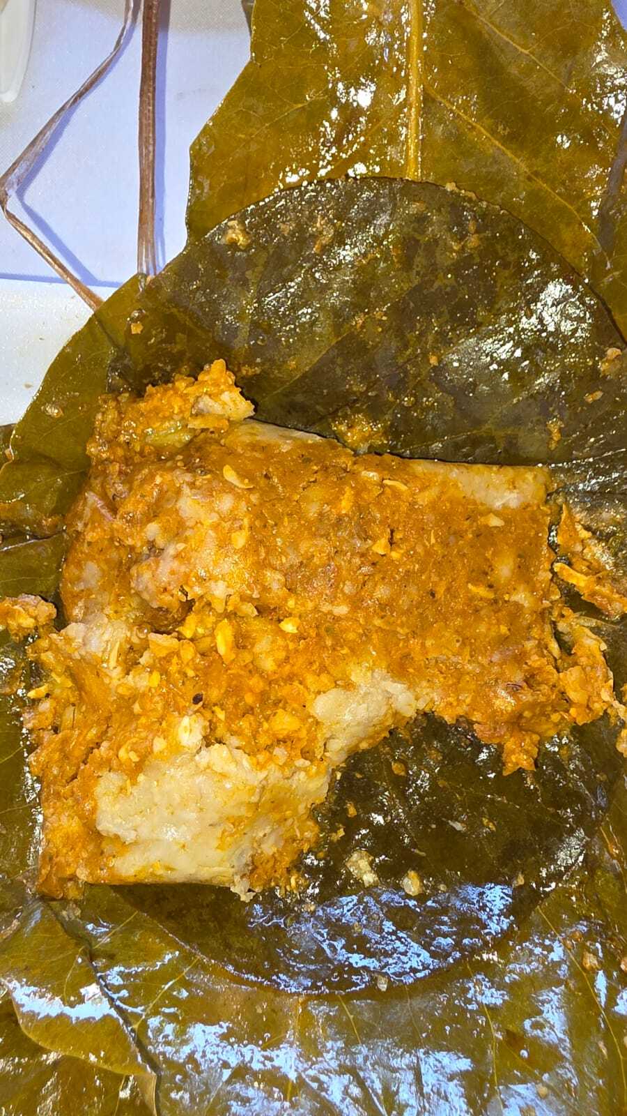 Fototeca Panal de miel silvestre sostenido en la mano.